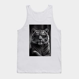 Sunglass Swagger Tiger Tank Top